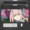 Zero two Mouse Pad Cute HD Mousepad Pad Extended Gaming Keyboard  LargeMousepad xcm XXL Gamer Mousepad