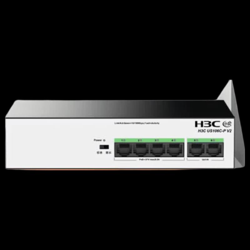H3C US106C-P V2 6-Port Fast Ethernet PoE Switch