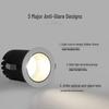 Mini Anti-Glare LED Cylinder Spotlight, 3cm Recessed Opening, 3W/5W, 40mm for Jewelry Display