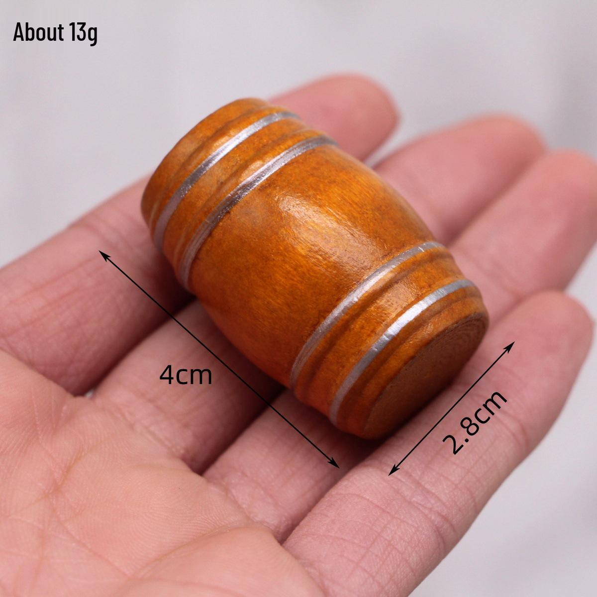 

Миниатюрная винтажная деревянная пивная бочка для кукольного домика BJD, реквизит для барной сцены