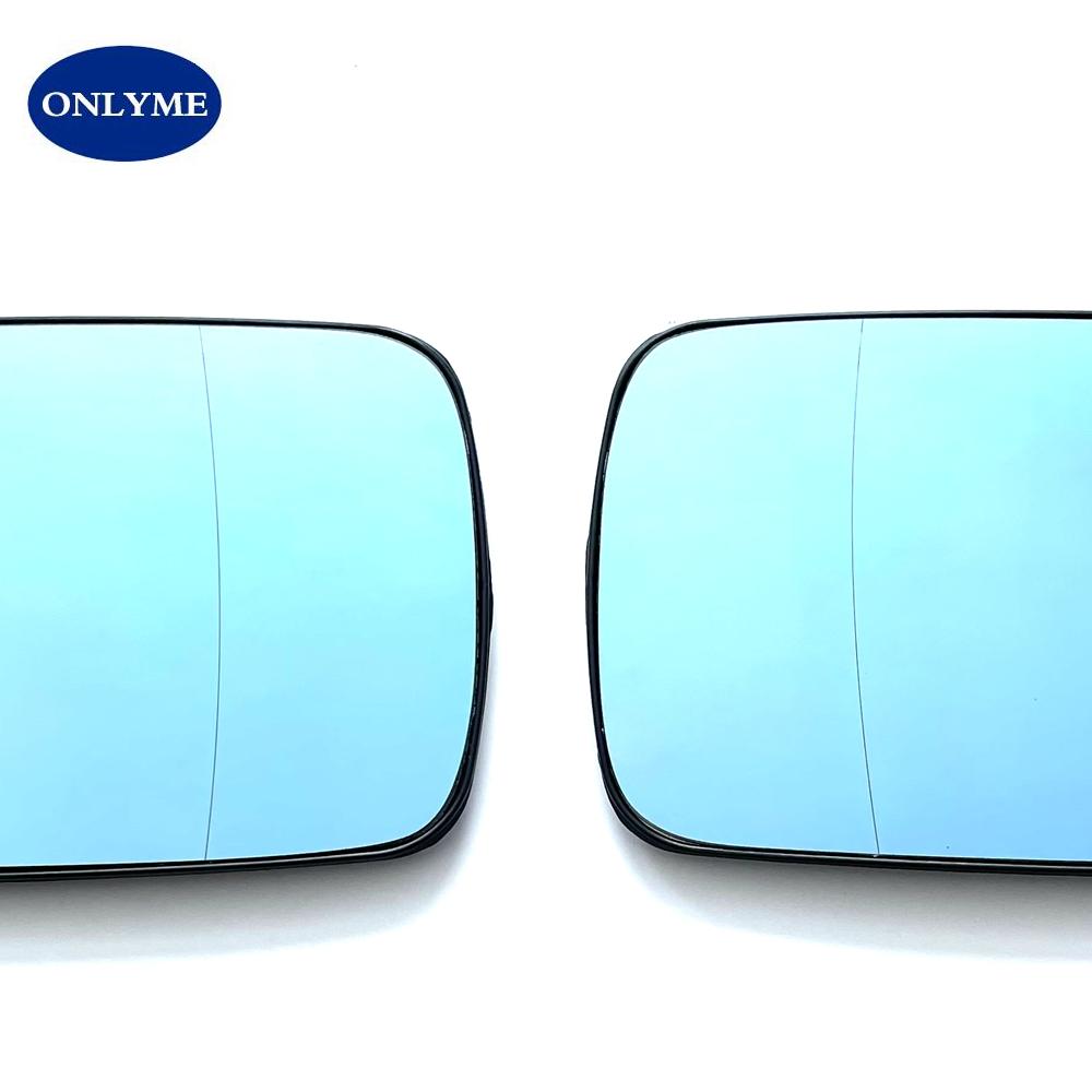Car Blue Wide Angle Heated Mirror Glass for BMW 3 E36 (1990-1998) / 5 E34 ( 1988-1995) / 5 E39 (1996-1997) / E46 (1998-2005)