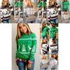 Loose Christmas Women Xmas Pullover Jumper Sweater Long Sleeve Top Sweatershirt