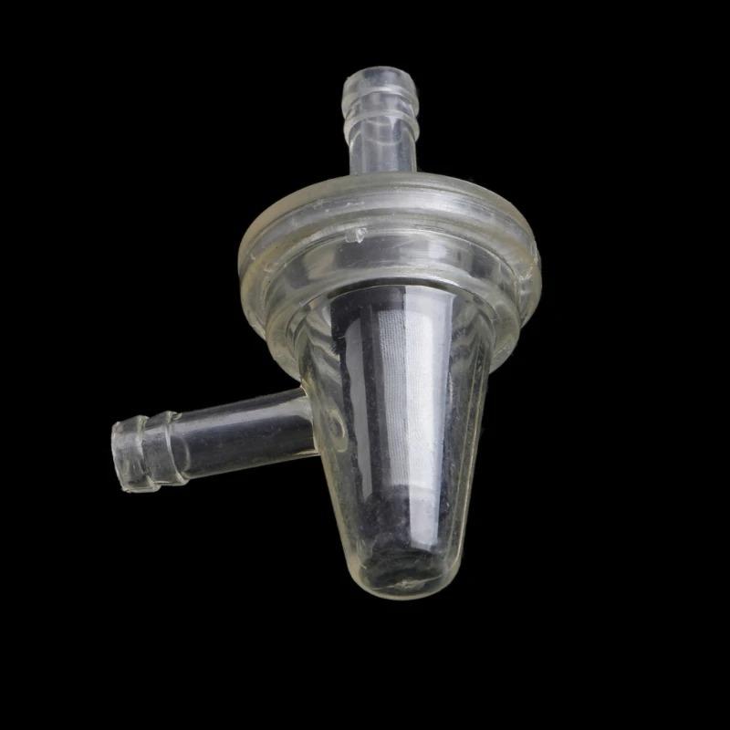 Universal Motorcycle Gasoline Fuel Filter 90 Degree Right Angle 1/4 Inch Or 6-7Mm Hose Lines for Honda Yamaha for Suzuki ATV Quad UTV Off-Road