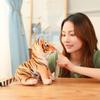 25-30cm Realistisch Kleine Tijger Pluche Speelgoed Drie Houdingen: Liggende, Staande, Zittende Tijger Knuffelpop Tijger Decoratief Model Ornament