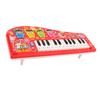 Kids Piano Toy Keyboard Cartoon Multi Function Electronic Instrument for Beginners Red