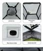 Hexagonal Winter Ice Fishing Tent - Cotton, Thickened, Warm, No-Assembly Needed