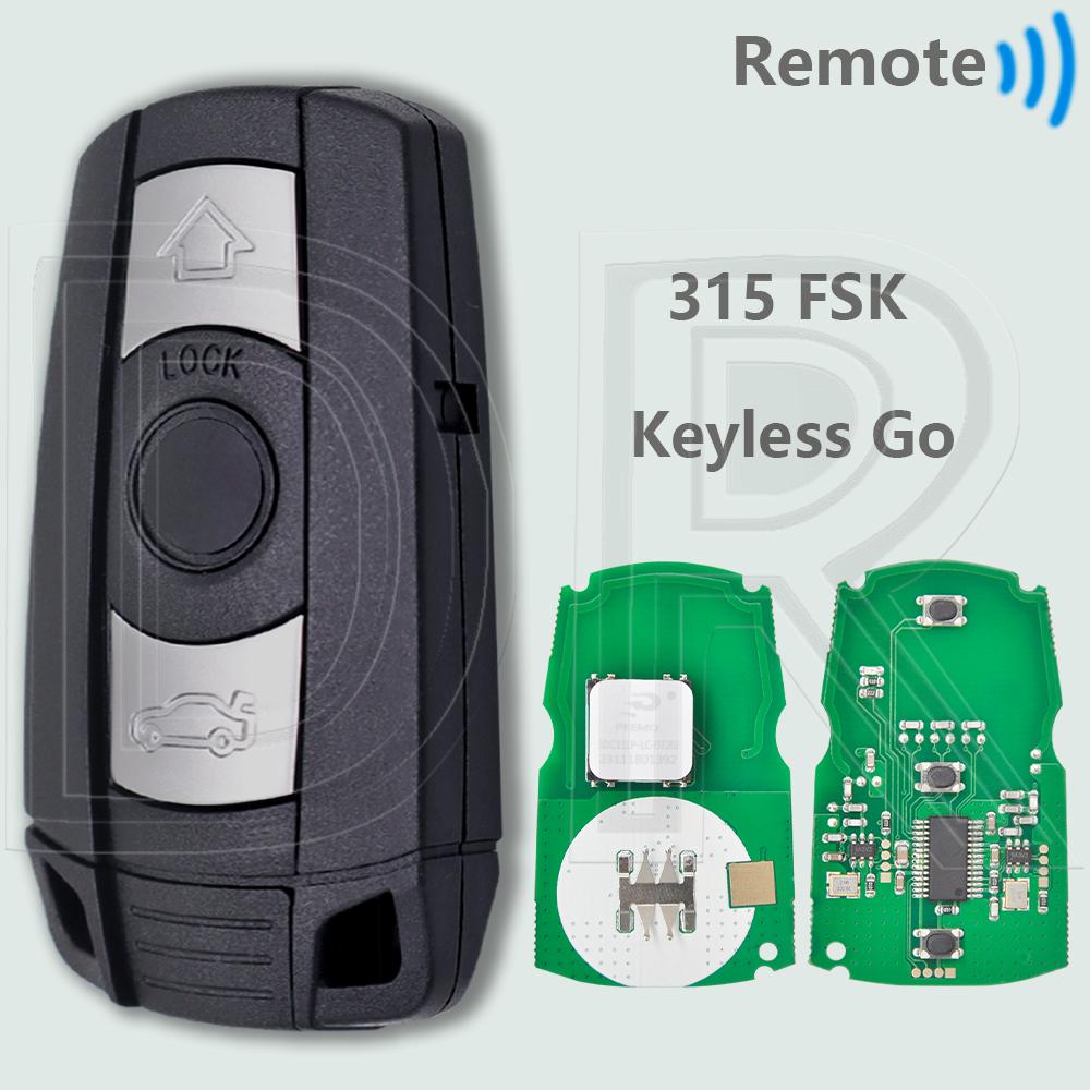 DR CAS3 System ID46 Chip 315/434/868 MHz Halbe Smart/Keyless Go Auto-Fernschlüssel für BMW 1 3 5 X3 X5 X6 E60 E61 E70 E71 E87 E90 Z4