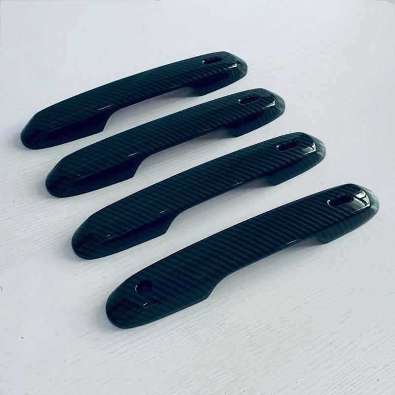 For Lexus GX550 GX 550 2024 2025 Car Chrome Exterior Door Handle Trim Decal Styling Accessories ABS Carbon 4pcs