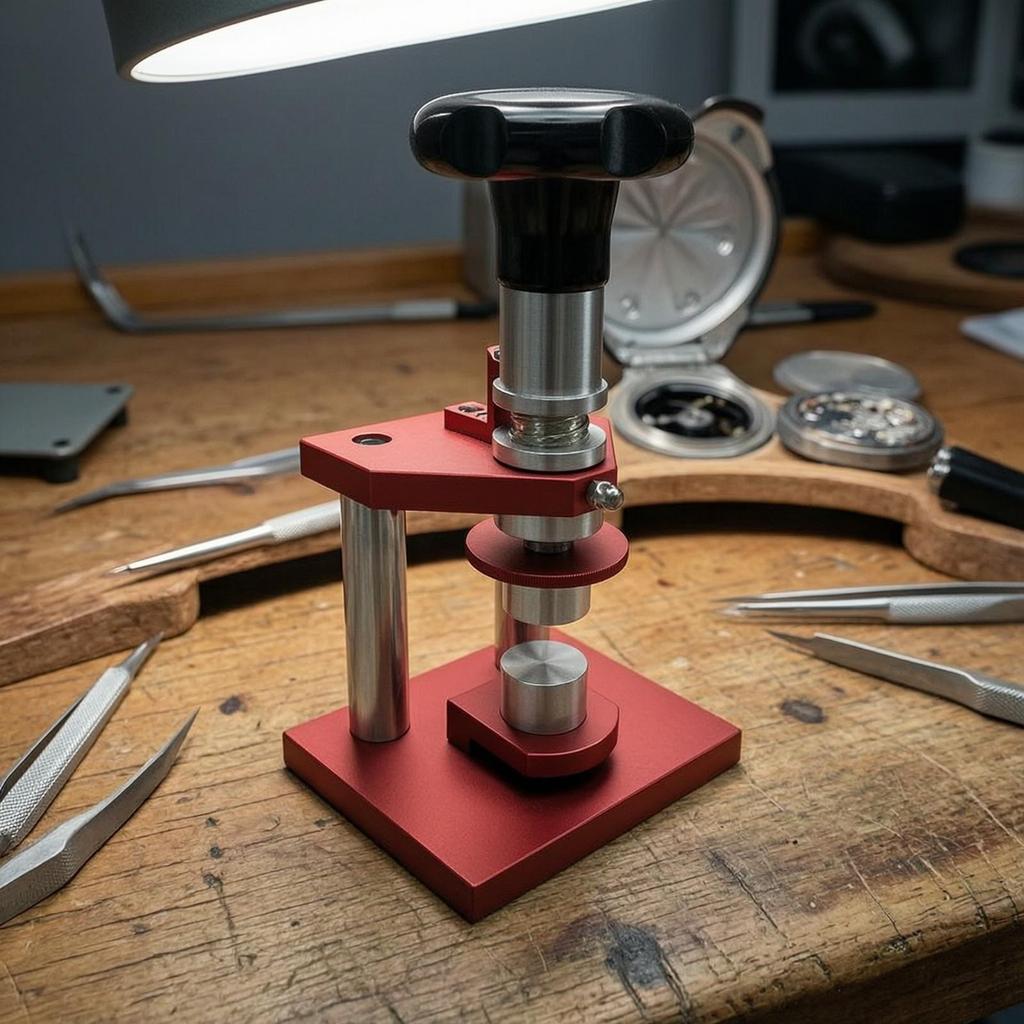 Watch Timepiece Back Pressing Tool Bench-Top for Workshops, Watchmakers