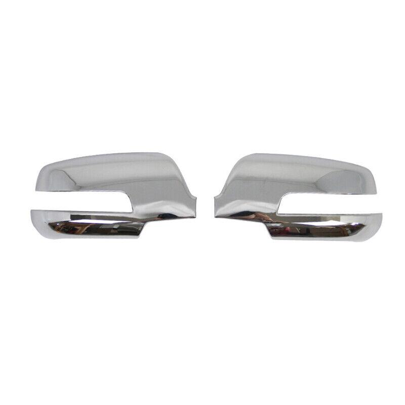 For Kia Sorento 2013-2014 Car Rearview Side Mirror Cover Wing Cap Exterior Door Sticker Frame Case Trim Housing Silver Chrome