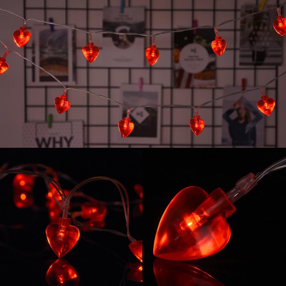 Heart Shaped String Light Valentine S Day LED String Light DIY Decorative Light
