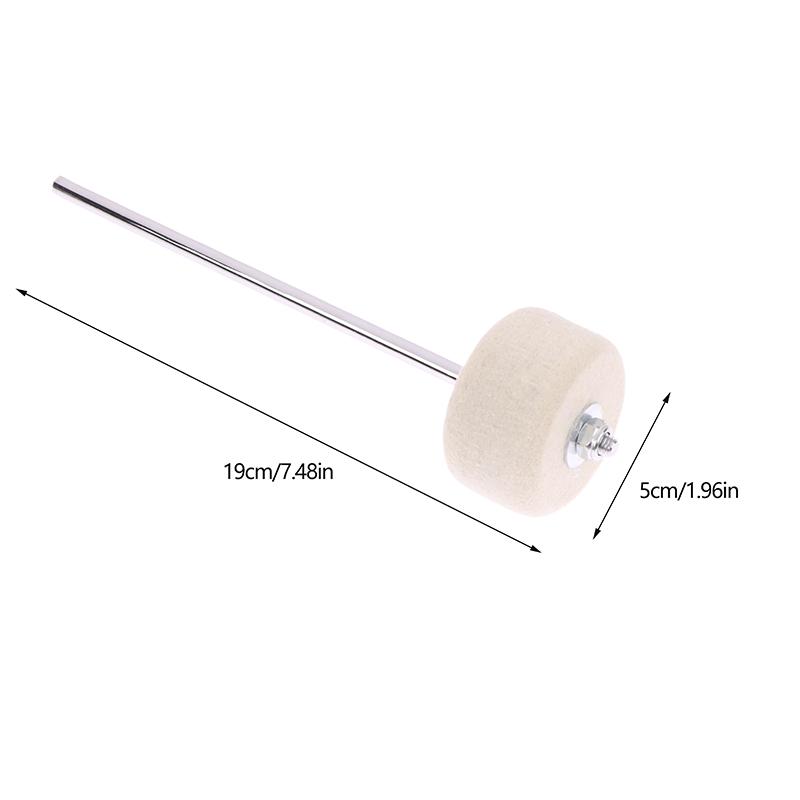 Bass Drum Pedal Beater Percussion Marching Band Accessory Metal Shaft Bass Drum Pedal Mallet Drum Upgrade Replacement