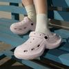 Summer Can Wear Thick-soled Hole Shoes Women's Home Light Breathable Non-slip Fashion Versatile Soft-soled Sandals Women