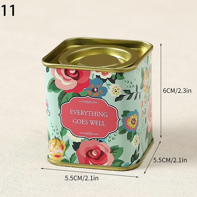 Cutii pentru Ceai, Recipiente, Cutii pentru Lumânări, Cutii pentru Cafea, Bomboane, Gustări, Cutii Mici din Tinichea, Mini Cutii Portabile de Depozitare, Borcane Sigilate, Ambalaj, Articole pentru Ceai