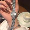 Damenuhr Light Luxury Vollbesetzt mit Diamanten Hohe Schönheit Wasserdicht Damen Armband Modeuhr für Damen Geschenk