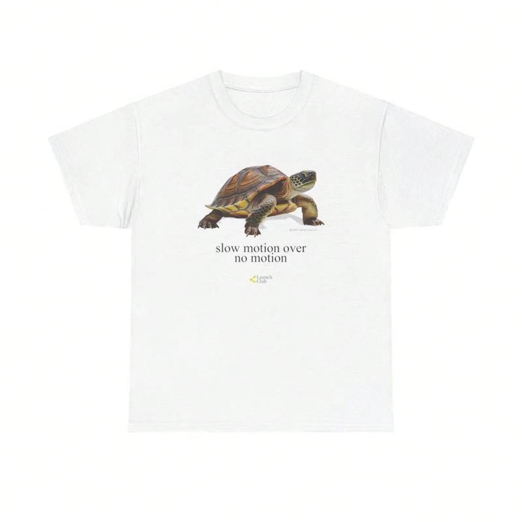 T-shirt Grafica Tartaruga in Slow Motion
