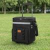 35L Large Capacity Insulated Cooler Bag with Wheels for Outdoor Picnics and Fishing Blue