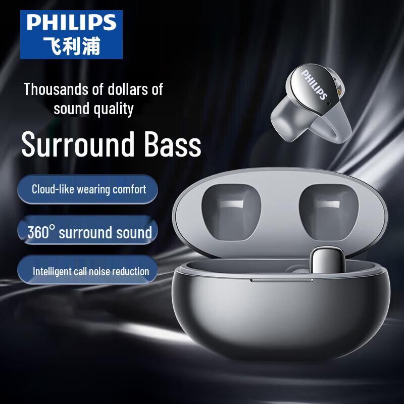 Philips TAT2719 Open-Ear True Wireless Bluetooth Earbuds