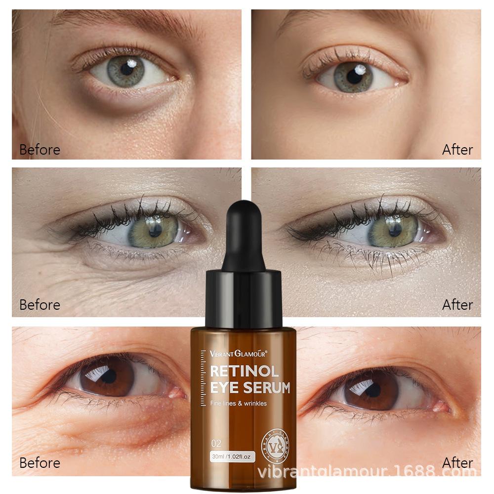 Vibrant Glamour Retinol Eye Essence reduziert feine Linien um die Augen, spendet Feuchtigkeit und spendet Feuchtigkeit