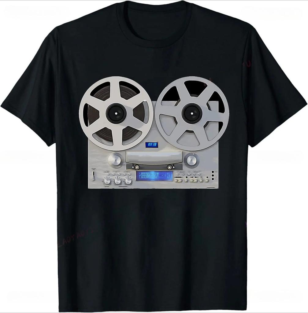 Volume VU Meter Vintage Women Tshirt Audio Engineer Recording Crew Neck Summer Women Short Sleeve Casual Top Aesthetic Clothes