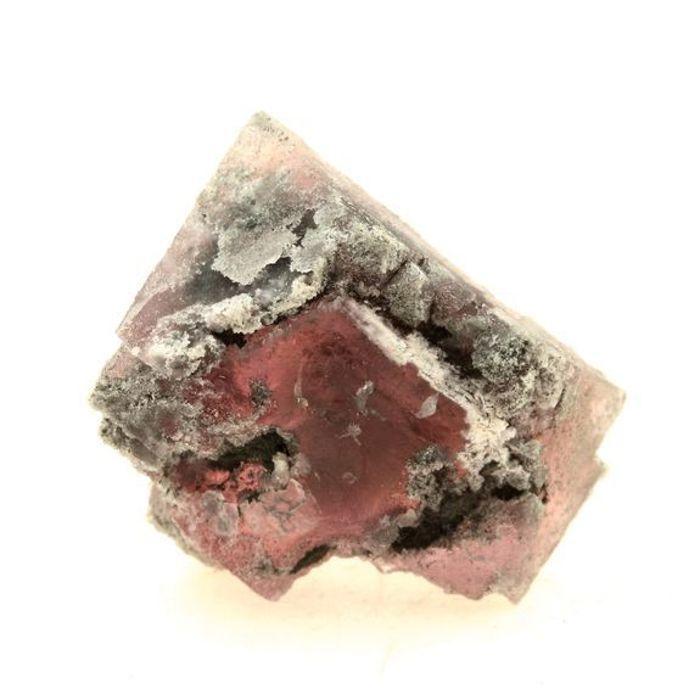 Pierres et Minéraux. Fluorite. 96.05 ct. Massif du Mont-Blanc (Les Droites), France.