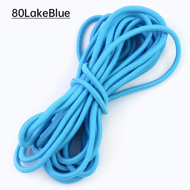 2/5/10Meters Meetee 5mm Elastic Ropes for Waistband Colored Rubber Band Clothes Bags Stretchable Cord Garment Sewing Accessories