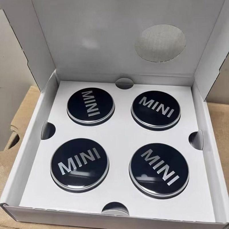 2026 year 3D Floating For qaz9 wings S JCW R56 R50 R53 R55 R57 R60 F54 F55 F56 car Accessories 56MM Floating Wheel Center Caps 9qaz