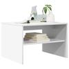 White Coffee Table 60 x 50 x 40 cm Particleboard