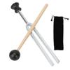 Tuning Fork Virbration Experimental Instrument Musical 256Hz Stainless Steel Resonant Tuning Set with Storage Bag