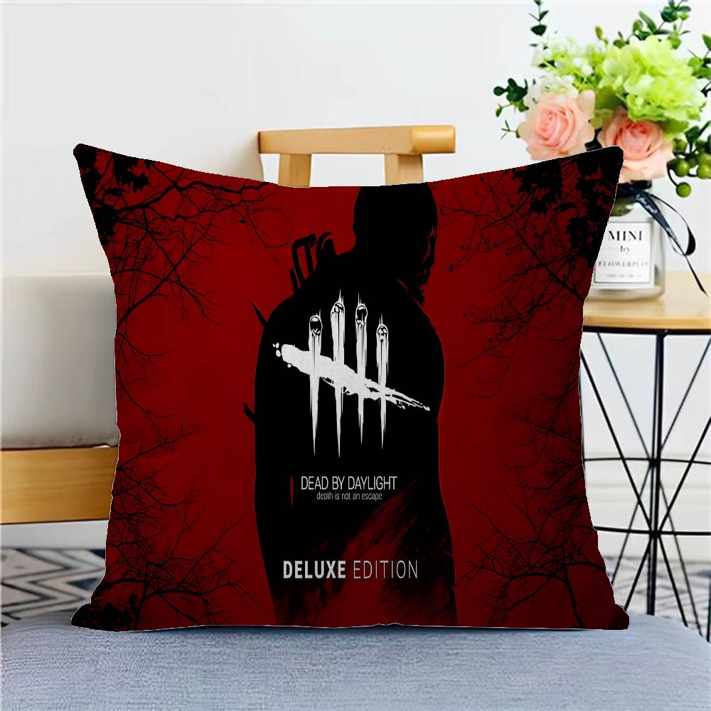 Game D-Daylight By D-Dead Pillow Covers Cartoon Sofa Decorative Home Double-sided Printing Short Plush Cute Cushion Cover