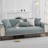 Sofa Cushion Four Seasons Universal Non-Slip Plain Simple Chenille Classic Style Jacquard Cover High Sense