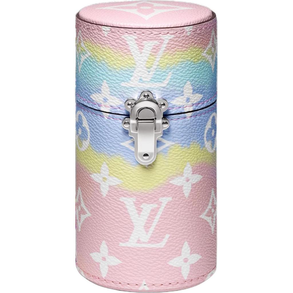 Louis Vuitton Lv Escale Silber Messing Schnalle Monogramm Canvas Reise Aufbewahrungstasche Unisex Reisetaschen Rosa Mehrfarbig LS0383