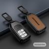 Honda Key Cover: Metal & Leather Case for 10th Gen Accord, CRV, Avancier, Odyssey, Civic