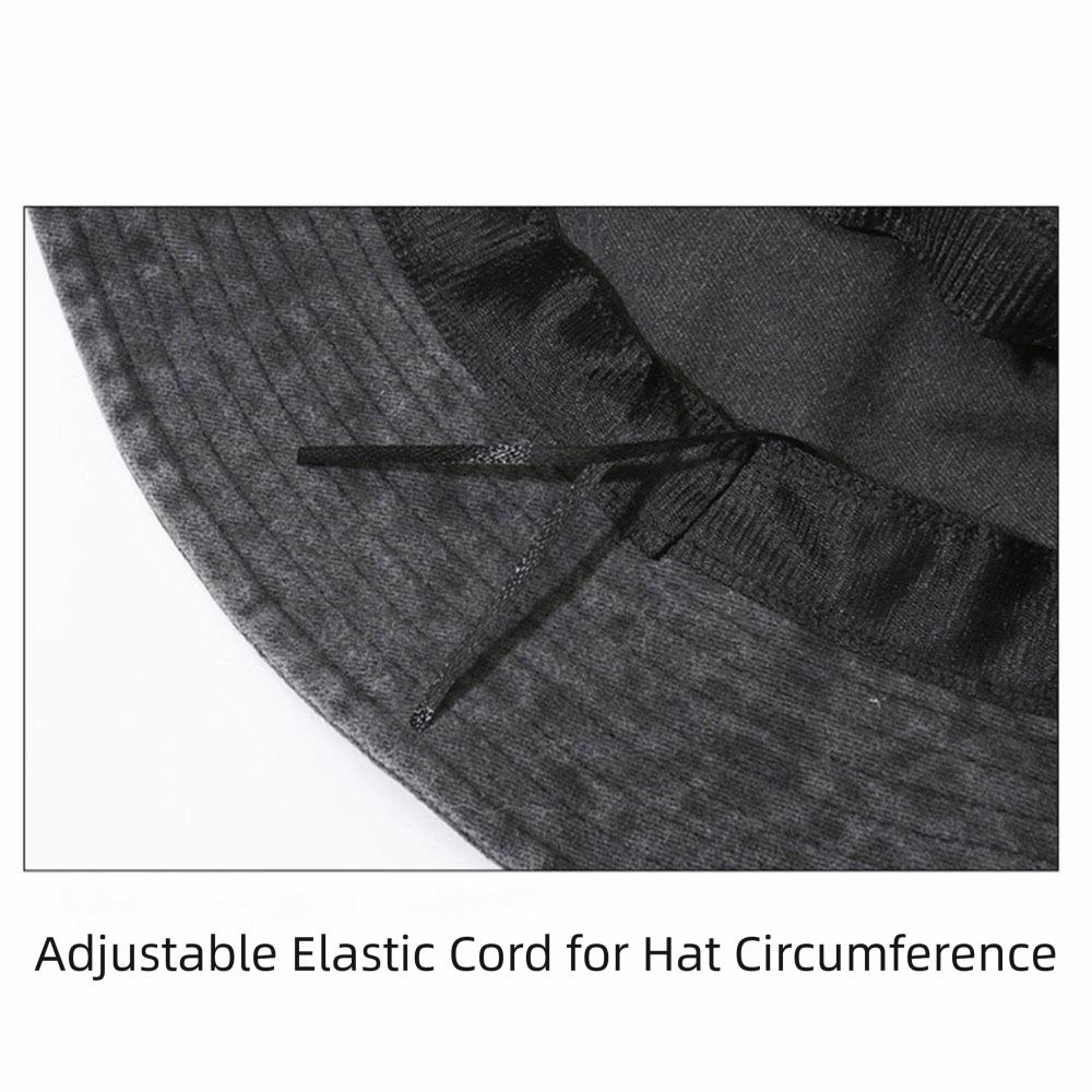 Solid Color Fisherman Hat Washed Denim Sun Hat Fashion Bucket Hat Summer