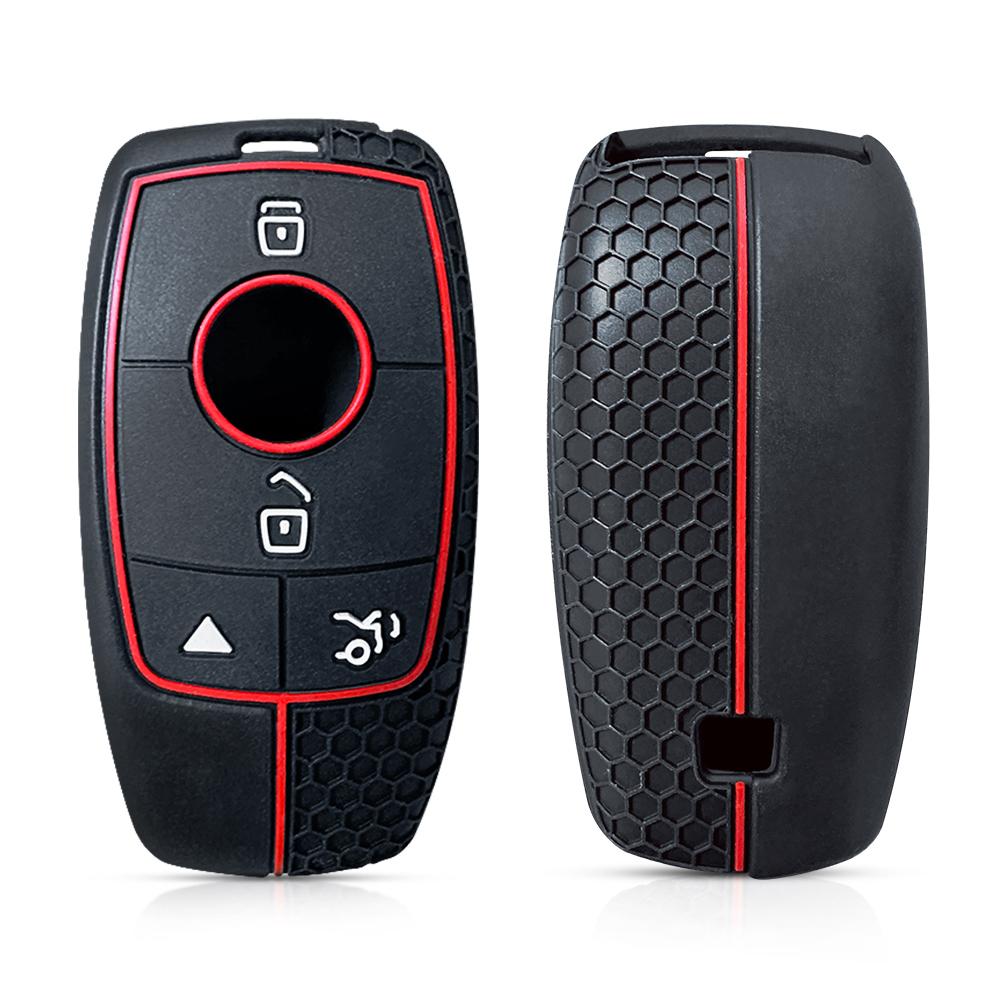 

2 3 4 Buttons Soft Key Case Fob For Mercedes Benz A C E S G Class Glc Cle Cla W177 W205 W213 W222 X167 Amg Car Remote Key Cover