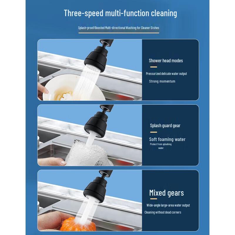 Lindong Faucet Anti-Splash Swivel Nozzle