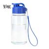 Travel Drink Container Sports Water Bottle, with Flip Lid And Lanyard, Portable Leak-proof PET Bottle for Commuting Cup, Lightweight Fitness Jug, Gym