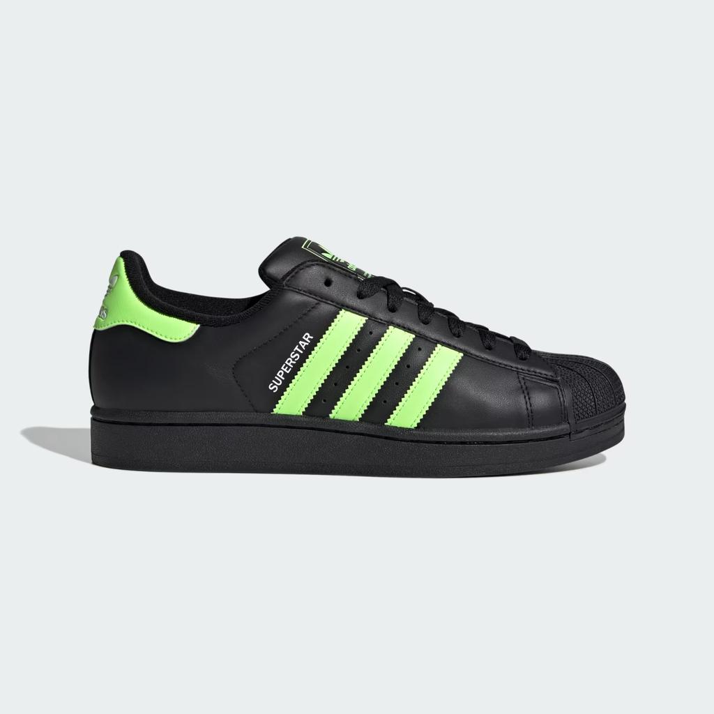 JQ3175 Adidas Originals Superstar 2 Core Black Signal Green Cloud White (Men's)