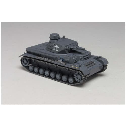 PLATZ Girls & Panzer Palm-sized Tank Collection: Panzer IV Type D (Anglerfish Team Discovery), 1/72 Scale, Pre-painted Finished Figure, GPC72-15