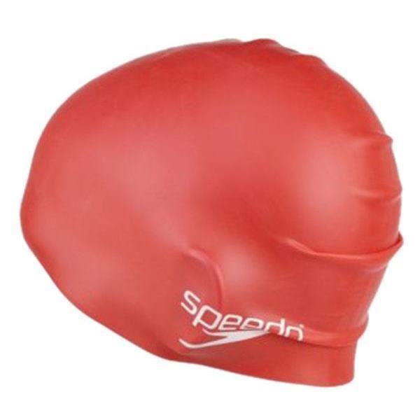 Bonnets de bain enfant Speedo Plain Moulded Silicone Junior Red - SPEEDO - Enfant - Natation - Rouge