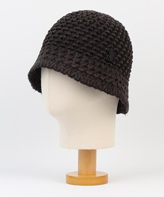 Onetone Charcoal Knit Bucket Hat