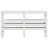 VidaXL Headboard with Shelves White 140 Cm Solid Pine Wood, Wooden Headboard, Headboard with Storage, Headboard 850885