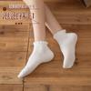 6 Pairs Women's Lace Socks Solid Color Sweet Fried Dough Twists Low Tube Socks Japanese JK College Style Korean Socks 2026 New