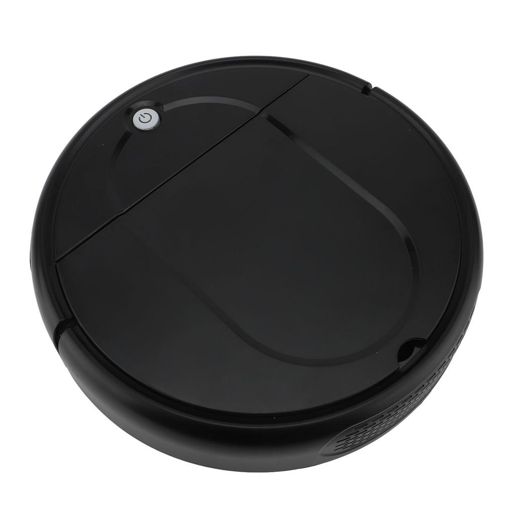Robot Vacuum Cleaner Intelligent Obstacle Avoidance Slim Low Noise Strong Suction for Pet Hair Hard Floor Black