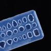 Nail Art Silicone Mold Multiple Styles Gemstone Diy Tool Jewelry Making Resin Silicone Mould Casting Mold