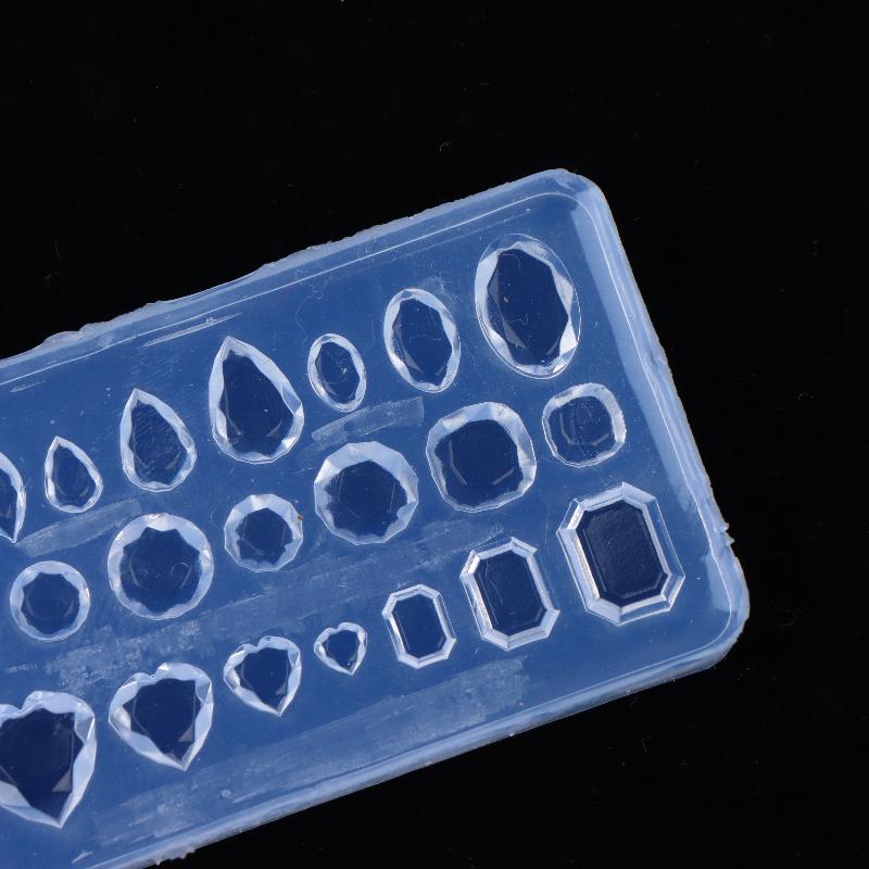 Nail Art Silicone Mold Multiple Styles Gemstone Diy Tool Jewelry Making Resin Silicone Mould Casting Mold