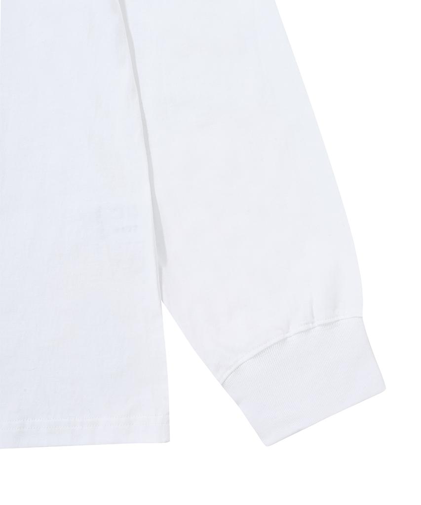 Opeunyadeu(Owai) Spread Logo Long Sleeve-White
