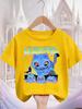 Sweet Kawaii Kpop Graphic Kids T Shirt Casual Summer Daily Round Neck Short Sleeve Tops Boys Girls Everyday