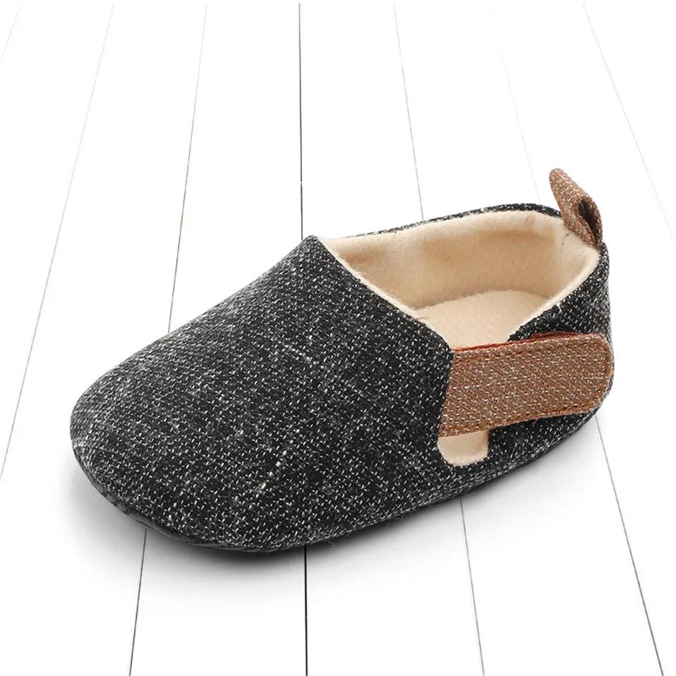 Клетчатая обувь для маленьких мальчиков и девочек — фото 8