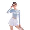 2025 Women's Two-Piece Long Sleeve Sun Protection Slimming Swimsuit